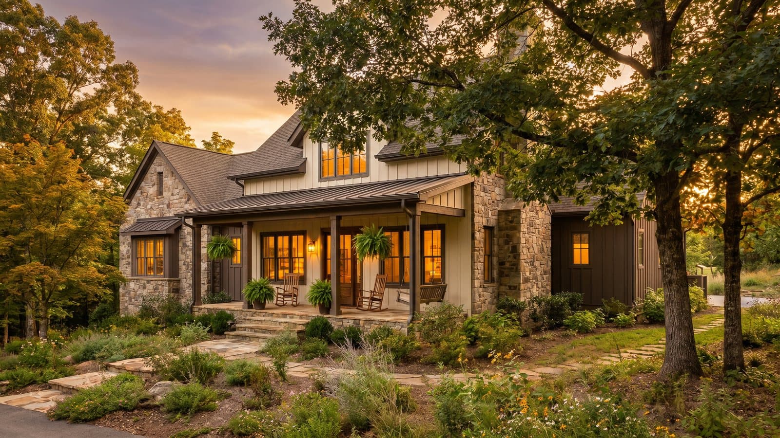 A welcoming East Tennessee home at golden hour